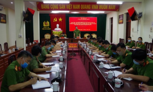 Cục cảnh sát quản lý hành chính về trật tự xã hội làm việc với công an tỉnh Hà Giang