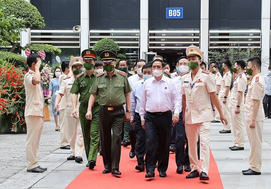 Hội nghị vinh dự được đón Thủ tướng Chính phủ Phạm Minh Chính
            đến dự và chỉ đạo