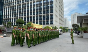 Cục Cảnh sát quản lý hành chính về trật tự xã hội tổ chức Lễ xuất quân tăng cường cán bộ, chiến sỹ thực hiện công tác phòng, chống dịch bệnh Covid-19 tại các tỉnh, thành phố phía Nam