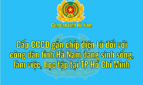 Hà Nam: Chương trình về nhà đón Tết cùng nhau làm CCCD gắn chíp điện tử