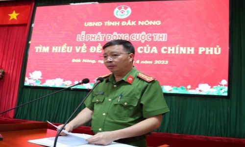 UBND tỉnh Đắk Nông phát động Cuộc thi trực tuyến tìm hiểu Đề án 06 của Chính phủ