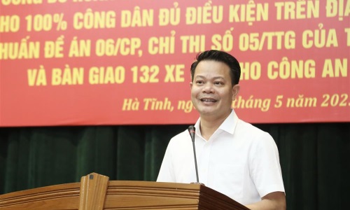 Công an tỉnh Hà Tĩnh hoàn thành cấp Căn cước công dân gắn chíp trên toàn địa bàn