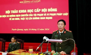 Hội thảo khoa học “Nhận diện xu hướng dịch chuyển của tội phạm và vi phạm pháp luật về an ninh, trật tự lên không gian mạng”