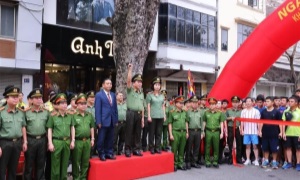 Tăng cường các hoạt động thể dục thể thao thiết thực chào mừng kỷ niệm 78 năm Ngày Thể thao Việt Nam (27/3/1946 - 27/3/2024) và 78 năm Ngày truyền thống lực lượng Cảnh sát QLHC về TTXH (18/4/1946 - 18/4/2024)