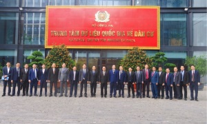 Đoàn đại biểu cấp cao Bộ Công an Lào đến thăm và làm việc tại Cục Cảnh sát quản lý hành chính về trật tự xã hội, (Bộ Công an)