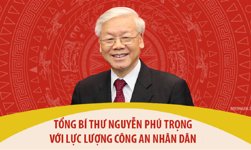 Tổng Bí thư Nguyễn Phú Trọng với lực lượng Công an nhân dân