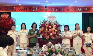ĐẠI HỘI PHỤ NỮ CỤC CẢNH SÁT QLHC VỀ TTXH NHIỆM KỲ 2025-2030