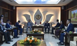 Đoàn đại biểu Tổng Cục Căn cước Bộ Nội vụ Campuchia thăm và làm việc tại Trung tâm Dữ liệu quốc gia về dân cư, Cục Cảnh sát QLHC về TTXH - Bộ Công an