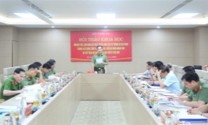 Vận dụng và phát triển sáng tạo tư tưởng Hồ Chí Minh trong xây dựng Công an nhân dân