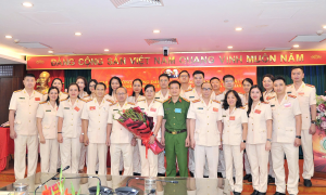 ĐẠI HỘI CHI BỘ PHÒNG HƯỚNG DẪN, QUẢN LÝ CÁC  NGÀNH, NGHỀ ĐẦU TƯ, KINH DOANH CÓ ĐIỀU KIỆN VỀ  AN NINH, TRẬT TỰ VÀ CON DẤU, NHIỆM KỲ 2025 - 2027