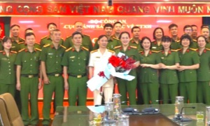 Lễ công bố Quyết định của Cục trưởng Cục Cảnh sát Quản lý hành chính về trật tự xã hội về công tác cán bộ