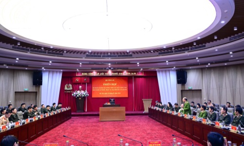 Rà soát tổng thể các mặt công tác bảo đảm an ninh, trật tự Đại hội XIV của Đảng