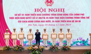 Lễ trao tặng những phần thưởng cao quý của Đảng và Nhà nước cho các đồng chí lãnh đạo của Cục Cảnh sát Quản lý hành chính về trật tự xã hội – Bộ Công an