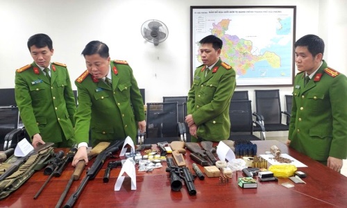 TRIỆT PHÁ ĐƯỜNG DÂY VŨ KHÍ QUÂN DỤNG  QUY MÔ LỚN TẠI HẢI PHÒNG