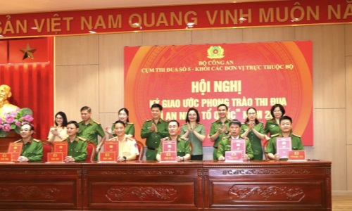 CỤM THI ĐUA SỐ 5 – KHỐI CÁC ĐƠN VỊ TRỰC THUỘC BỘ KÝ GIAO ƯỚC THI ĐUA “VÌ AN NINH TỔ QUỐC” NĂM 2026