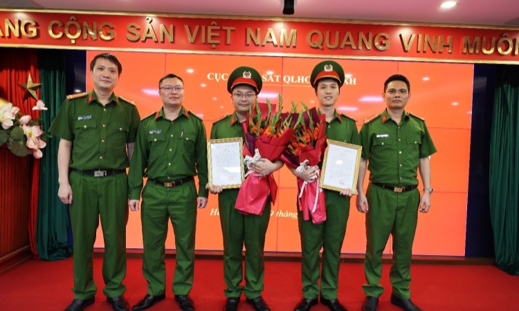 Cục Cảnh sát Quản lý hành chính về trật tự xã hội tổ chức Lễ công bố Quyết định về công tác cán bộ