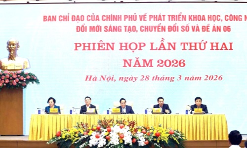 THỦ TƯỚNG CHÍNH PHỦ CHỦ TRÌ PHIÊN HỌP VỀ PHÁT TRIỂN KHOA HỌC, CÔNG NGHỆ, ĐỔI MỚI SÁNG TẠO, CHUYỂN ĐỔI SỐ VÀ ĐỀ ÁN 06/CP