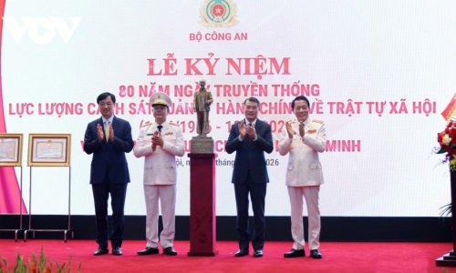 Cục Cảnh sát Quản lý hành chính về trật tự xã hội vinh dự đón nhận thư chúc mừng của Tổng Bí thư, Chủ tịch nước Tô Lâm nhân dịp 80 năm truyền thống