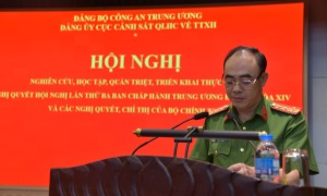 Cục Cảnh sát quản lý hành chính về trật tự xã hội tổ chức Hội nghị Quán triệt Nghị quyết Hội nghị Trung ương 3 và một số Nghị quyết, Chỉ thị của Bộ Chính trị