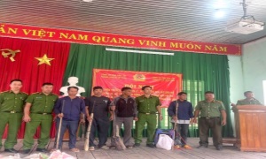 Đắk Lắk nổi bật trong việc tuyên truyền, vận động, thu hồi vũ khí, vật liệu nổ, công cụ hỗ trợ tại địa bàn vùng sâu, vùng xa